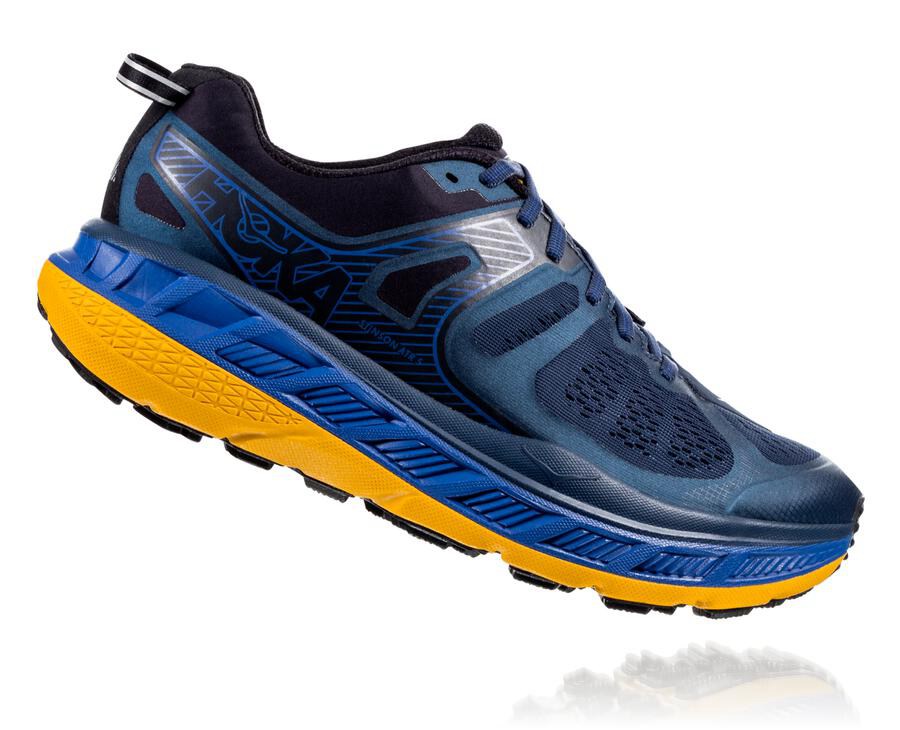 Hoka Australia One One Stinson ATR 5 - Mens Trail Shoes Navy - MFIQC-5349